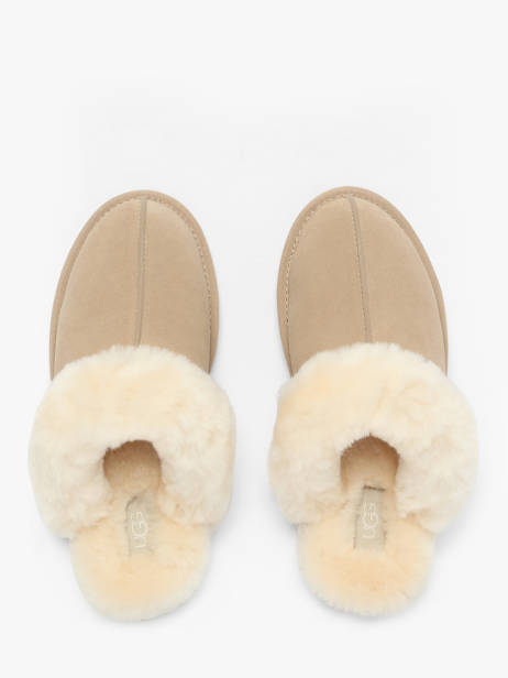 Scuffette Ii Pantoffels Uit Leder Ugg Beige accessoires 1106872 ander zicht 3